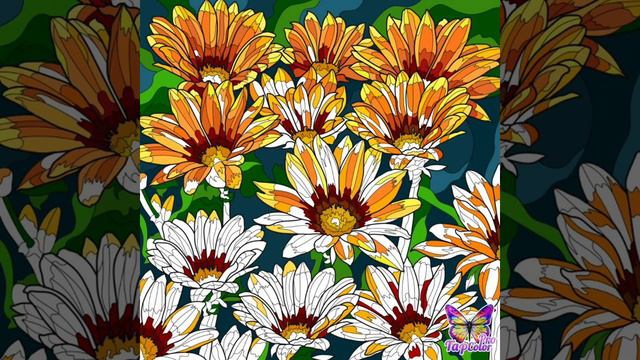 Beautiful sunflowers - Tape color lite