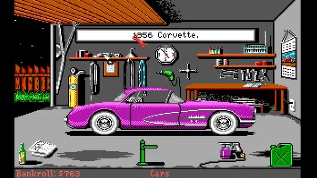 Street Rod  - California Dreams, 1989 - PC / DOS / Amiga / C64 - racing game dos