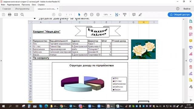 MS Excel Холдинг 2