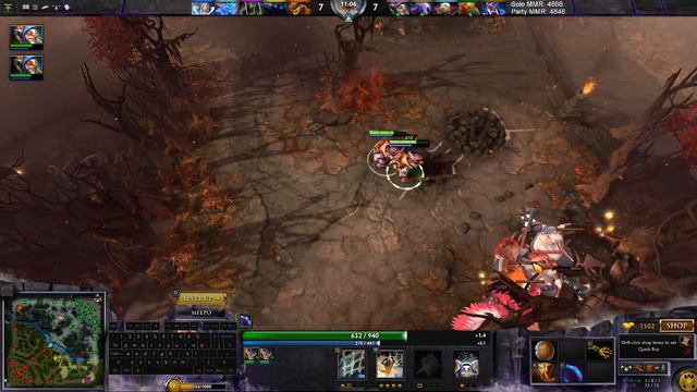 Harlek - Rank 344 Meepo tutorial only viable build pt2 (gameplay)
