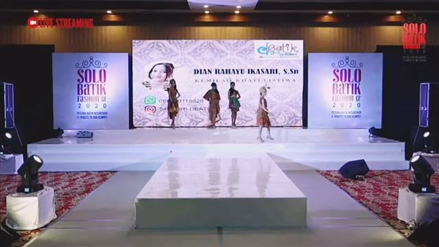 Kids Fashion Show Solo Batik Fashion 2020 with D'batik Shibori