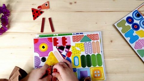 Магнитная мозаика «Всякая всячина» XL 122 элемента