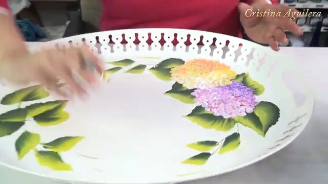 Lección 9 curso pintura multicarga. Como decorar un objeto