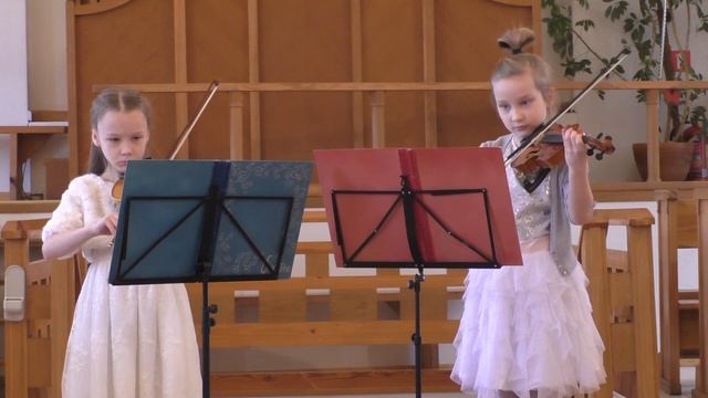 Handel, "Hallelujah", violin duo (arr. Vladimir Bodunov)