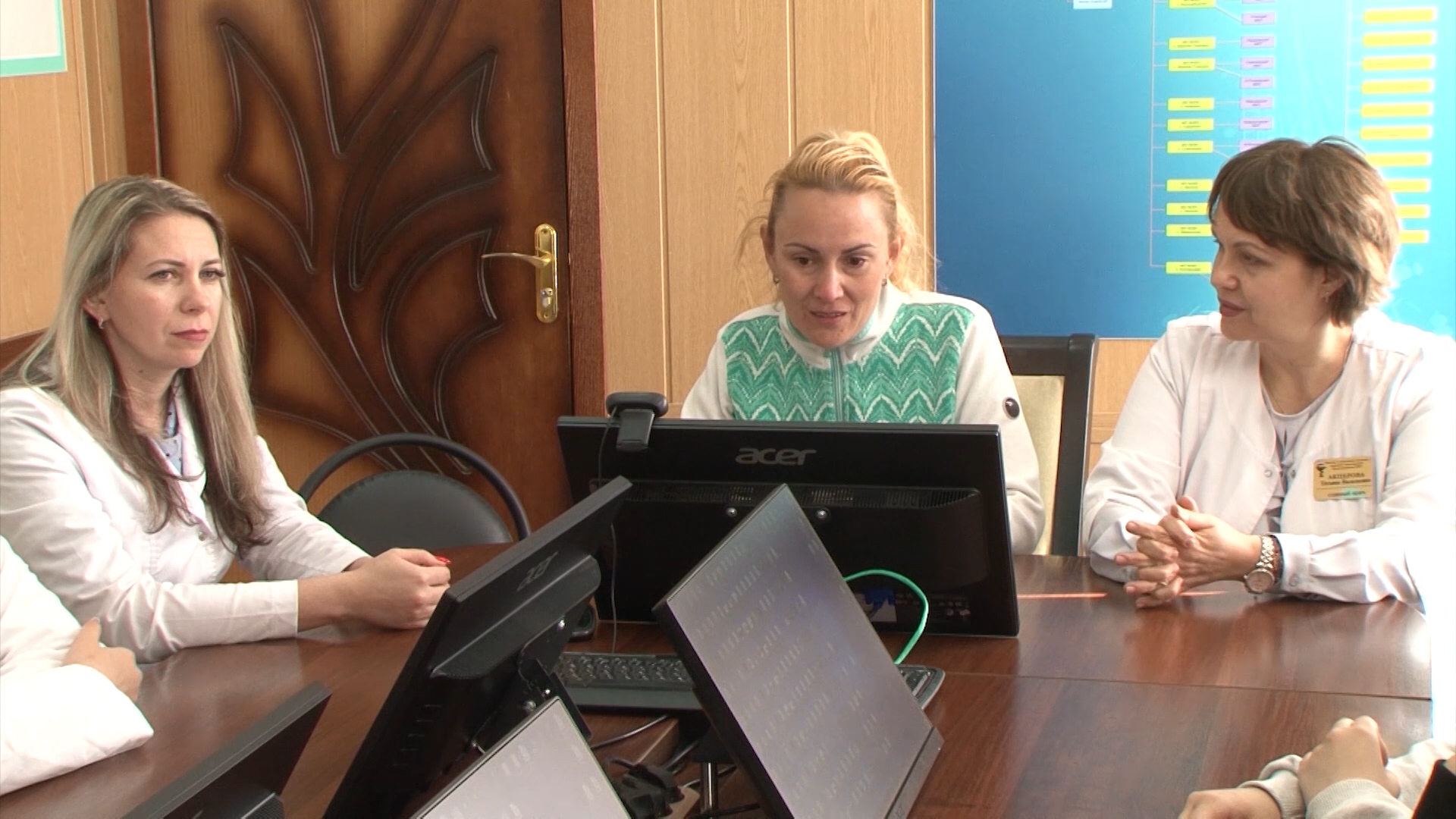 Первый заместитель главы администрации района Ирина Бережная встретилась с учениками медкласса