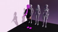 Animation and Ponytail Hair Test
