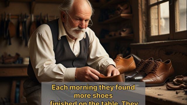 Сказка на английском языке The elves and the shoemaker