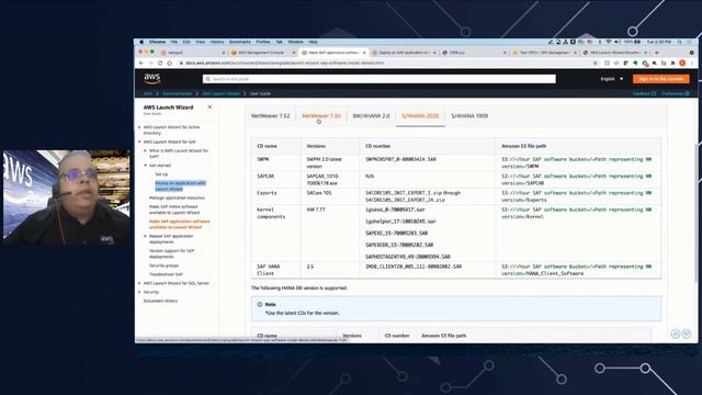 Architect and deploy S/4HANA on AWS - AWS Virtual Workshop