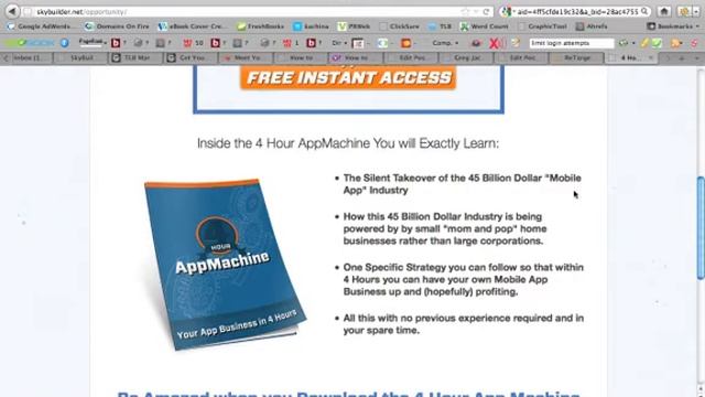 Sky Builder '4 Hour App Machine' Released by Greg Jacobs Internet Marketing Rockstar