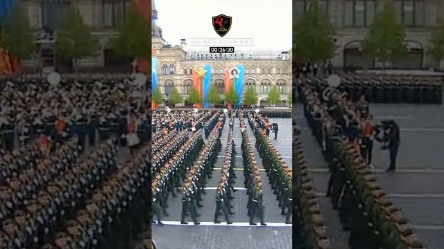 Парад российских женщин-солдат