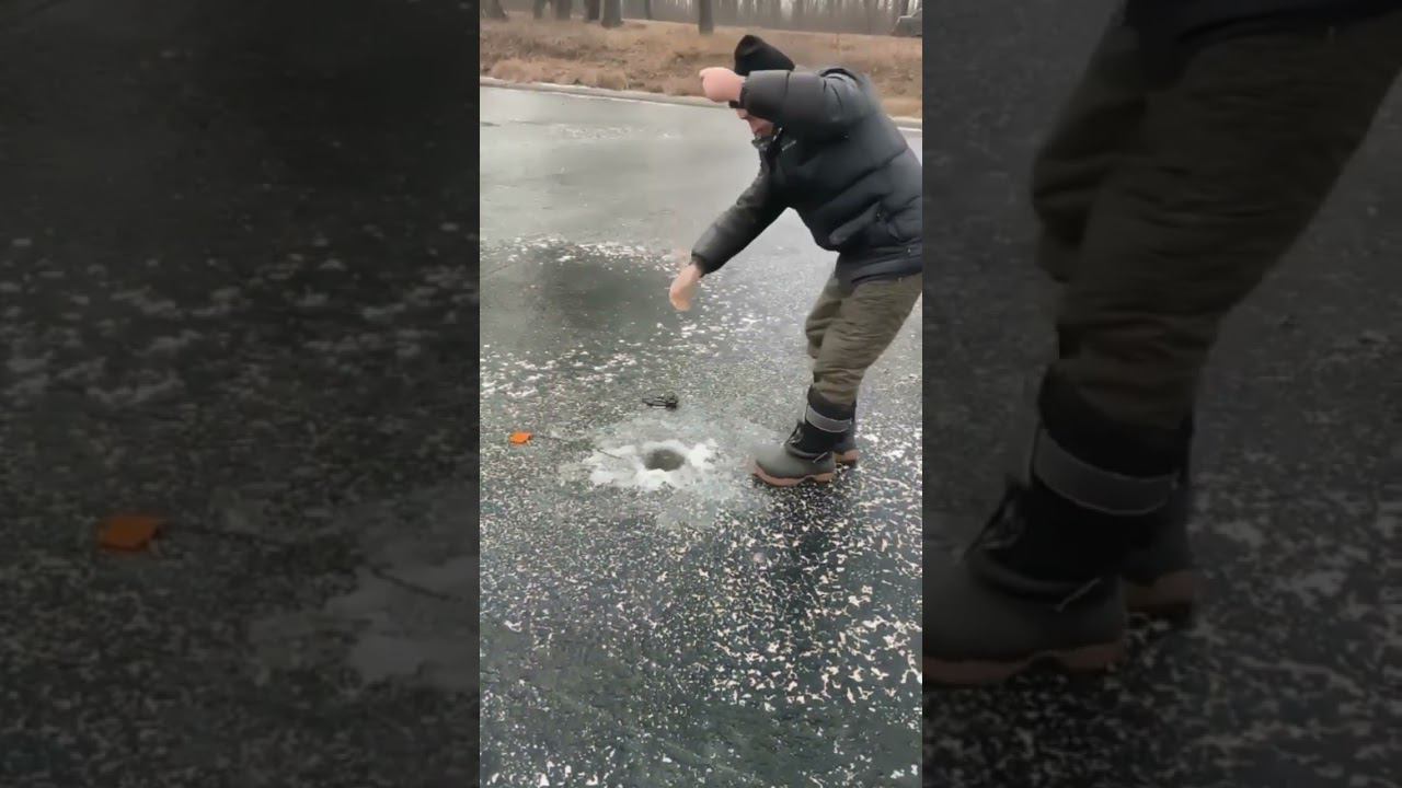 Щука на жерлицу. Удачная рыбалка. Щука на живца.