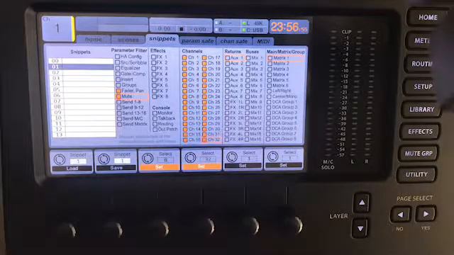 Behringer X32 Snippets