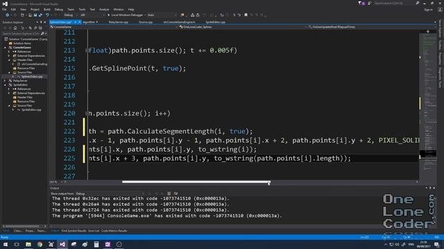 Programming  Using Splines - Part2