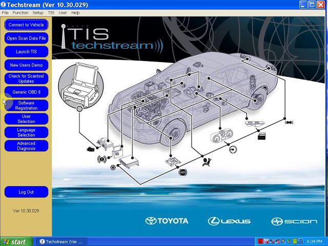 min vci toyota 10 30 029 install video