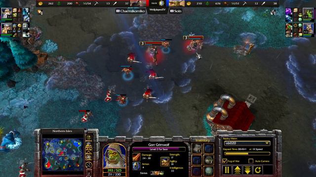 Стратегия через апгрейды: Soin (Orc) vs Chaemiko (Hum) Warcraft 3 Reforged