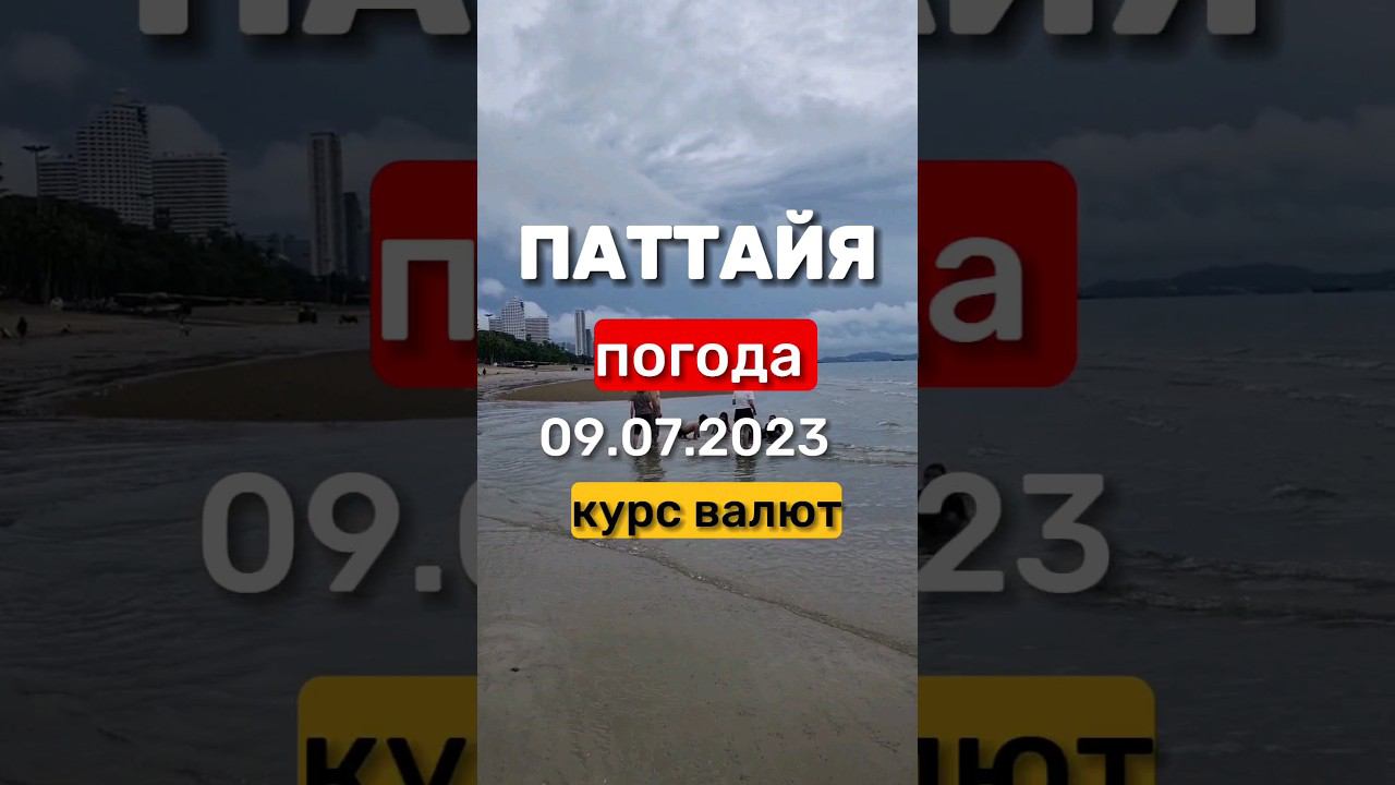 Ежедневные выпуски из Паттайи. Погода и курс валют #паттайя #джомтьен
