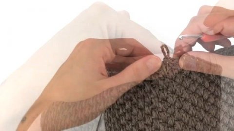 TUTORIAL PUNTI UNCINETTO - PUNTO CANESTRO ALLUNGATO DOPPIO