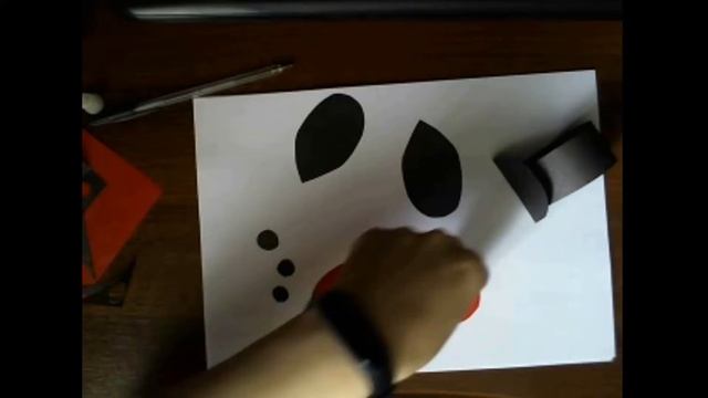 божья коровка из бумаги