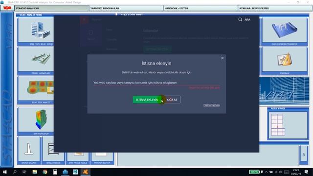 Sta4CAD Run time error 52. Bad file name or number hatası çözümü