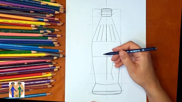 Как нарисовать кока-колу. Онлайн-школа рисования "Малевашки"