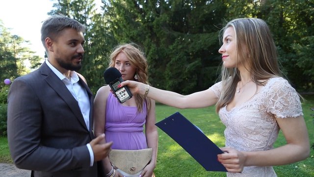 Свадебное интервью. Специальный корреспондент Александра
