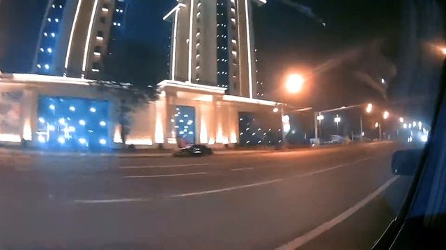 By Car in the center of Dushanbe  На машине в центре Душанбе