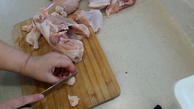 Курица на запчасти. Разделка тушки.
