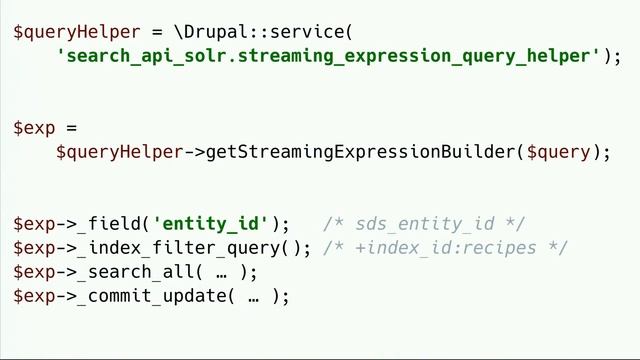 Drupal Europe - Advanced Solr - Build Data Driven Features