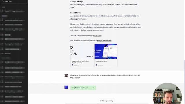 ChatGPT Plugin for Decision Journal