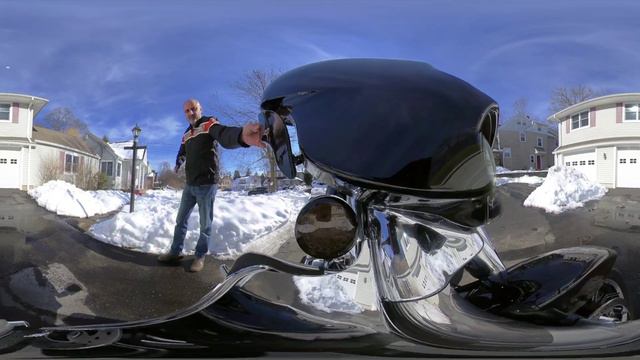 Electra Glide Harley Davidson Motorcycle - Walk Around 360