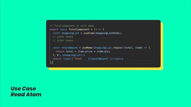 React State Management Jotai #2: Derivative Atom (read & write atom)
