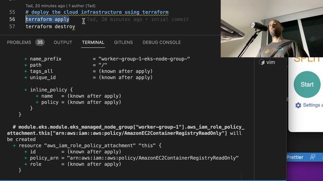 Kubernetes + Terraform + AWS