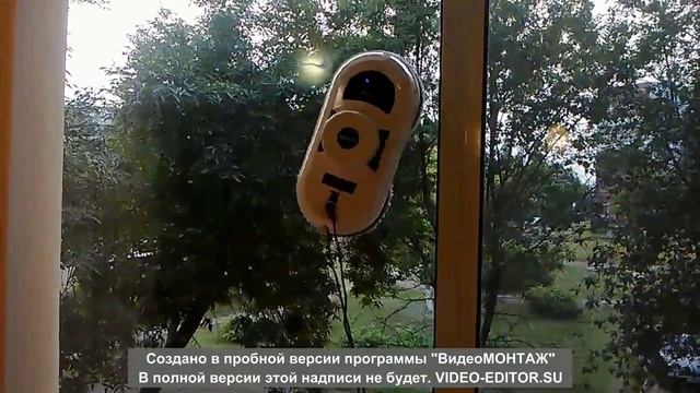 Как проходит мойка окон роботом