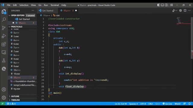 constructor overloading in c++ || learn programing language