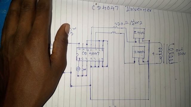 CD 4047  INVERTER 12V TO 230V  IN SINHALA| ELETRONIC GAYA