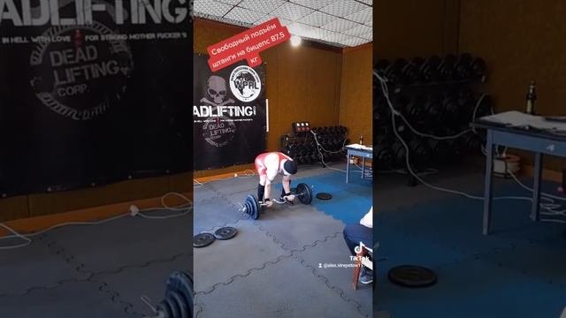 Свободный подъём штанги на бицепс