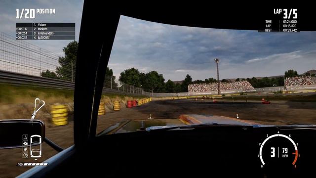 My second online race win against maybe 18 people Wreckfest / Next Car Game