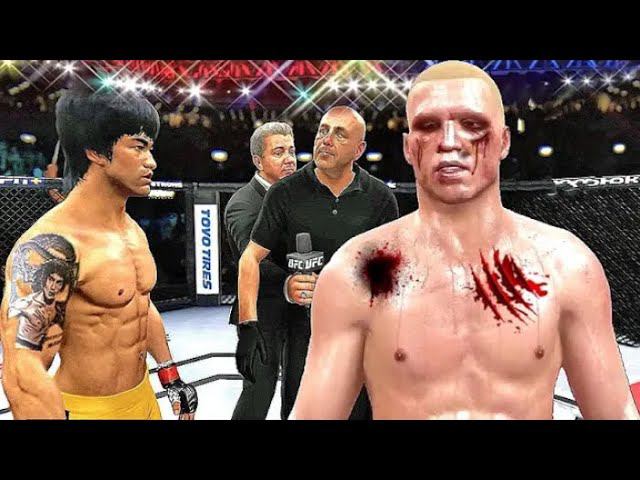 UFC 4 Bruce Lee vs. Senegalese Albino - EA sports UFC 4 - CPU vs CPU