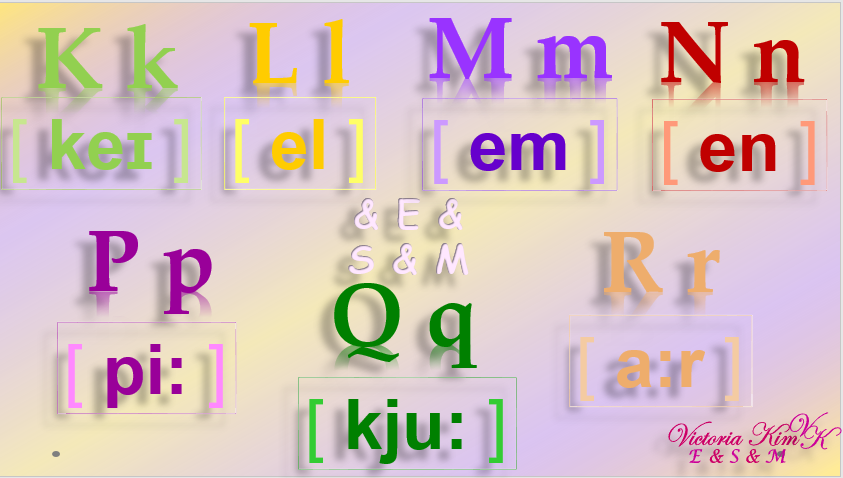 Урок 5. Согласные Kk Ll Mm Nn Pp Qq Rr. = Lesson 5. Consonants Kk Ll Mm Nn Pp Qq Rr