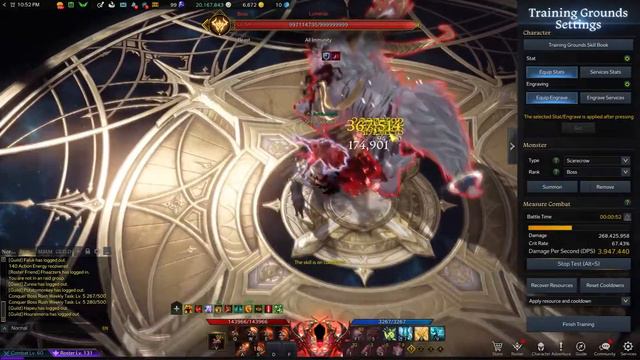 Lost Ark | Shadowhunter Demonic Impulse 2 min DPS Test (1490 ilvl)