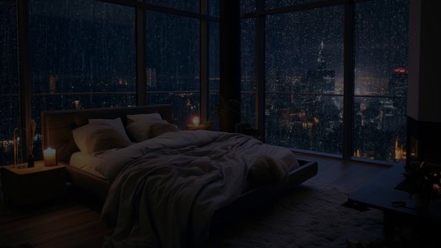 Rainy Night In The City | The Sound Of Rain Is The Best White Noise For Sleeping and Relaxing