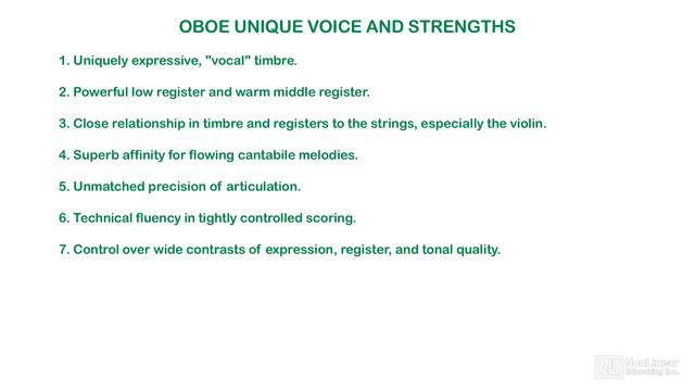 10. Oboe Unique Voice and Strengths