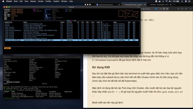 K03 - Sử dụng công cụ K9S quản lý K8S - Kubernetes