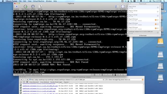 Install Fog Imaging Server on CentOS 5.5#1