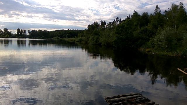 Красивые виды озера за городской чертой микрорайона Жел-ый. Приятное пение птиц. 17062017.