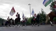 Конный парад в Ташкенте.