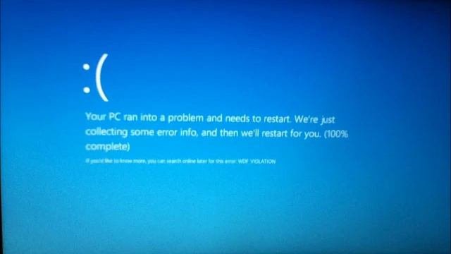 Windows 8 Blue Screen?