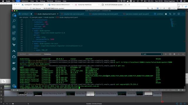 Hardening AKS cluster
