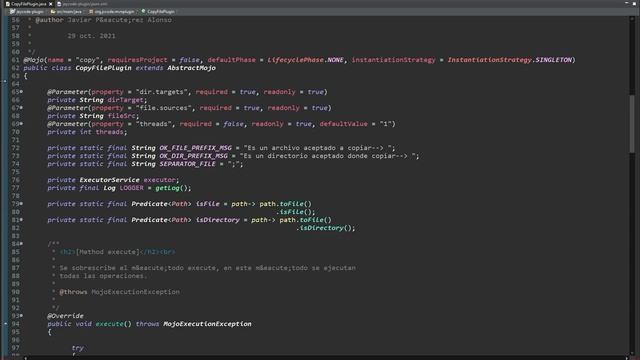 MAVEN | Crear un maven plugin con Java | Exportar documentación