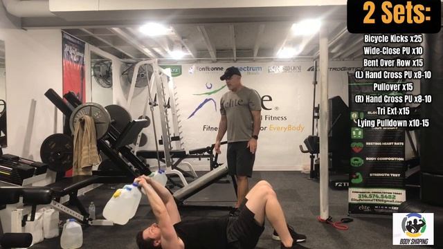 Home Body-Split workout | Chest-Back-Triceps